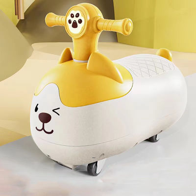CCC Kids Swing Car Girls And Boys Sliding Twister Car With Four Wheels Baby Ride On Toy Peanut Car